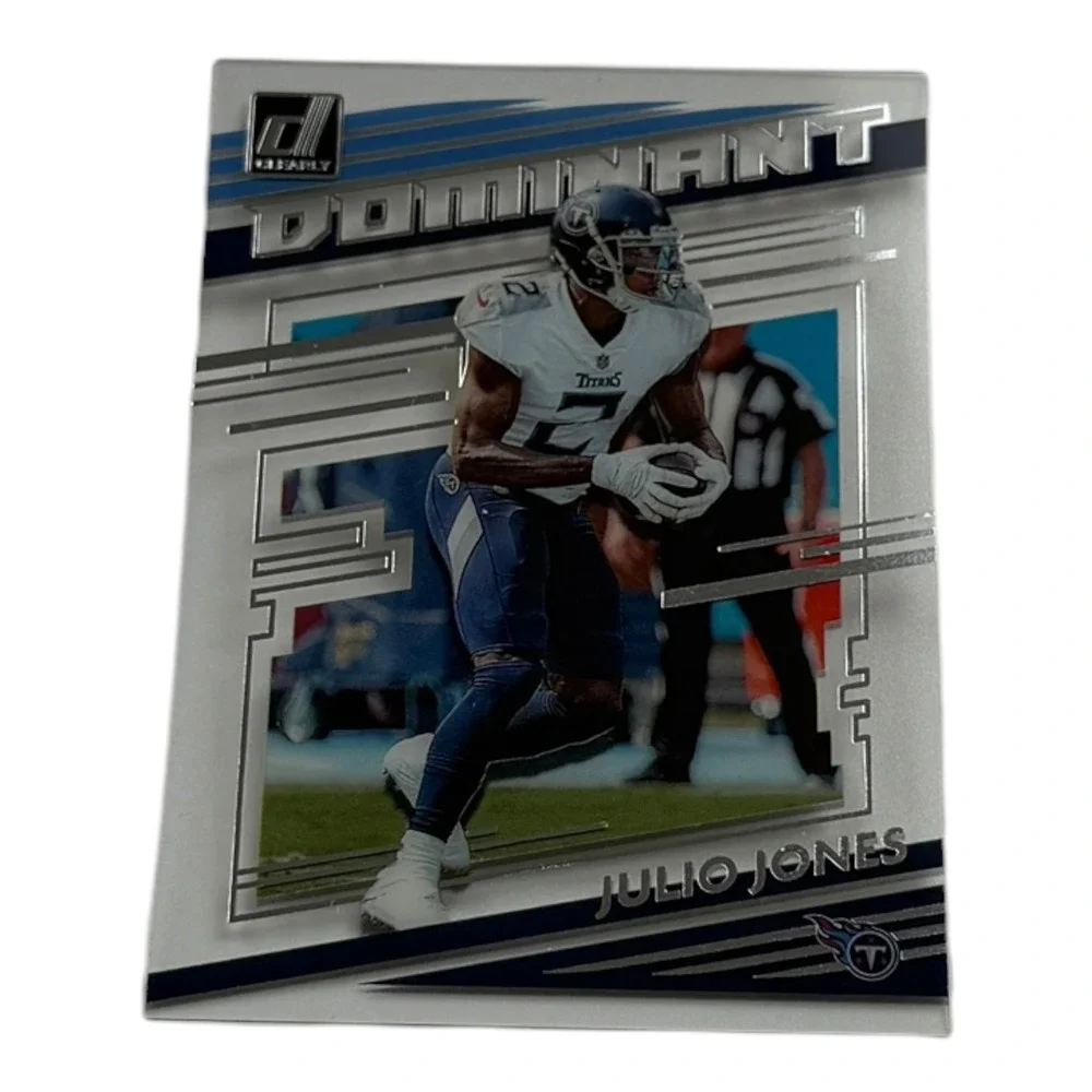 2021 Panini Clearly Donruss Julio Jones Dominant‎ Insert Tennessee Titans CD-JJ